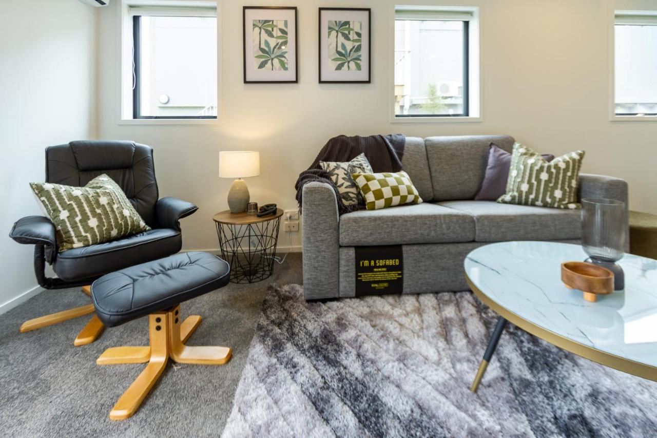 Peaceful Park View Townhouse 2 Bed W/Carpark Apartment Christchurch Exterior photo